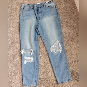 Distressed Blue Women's Jeans